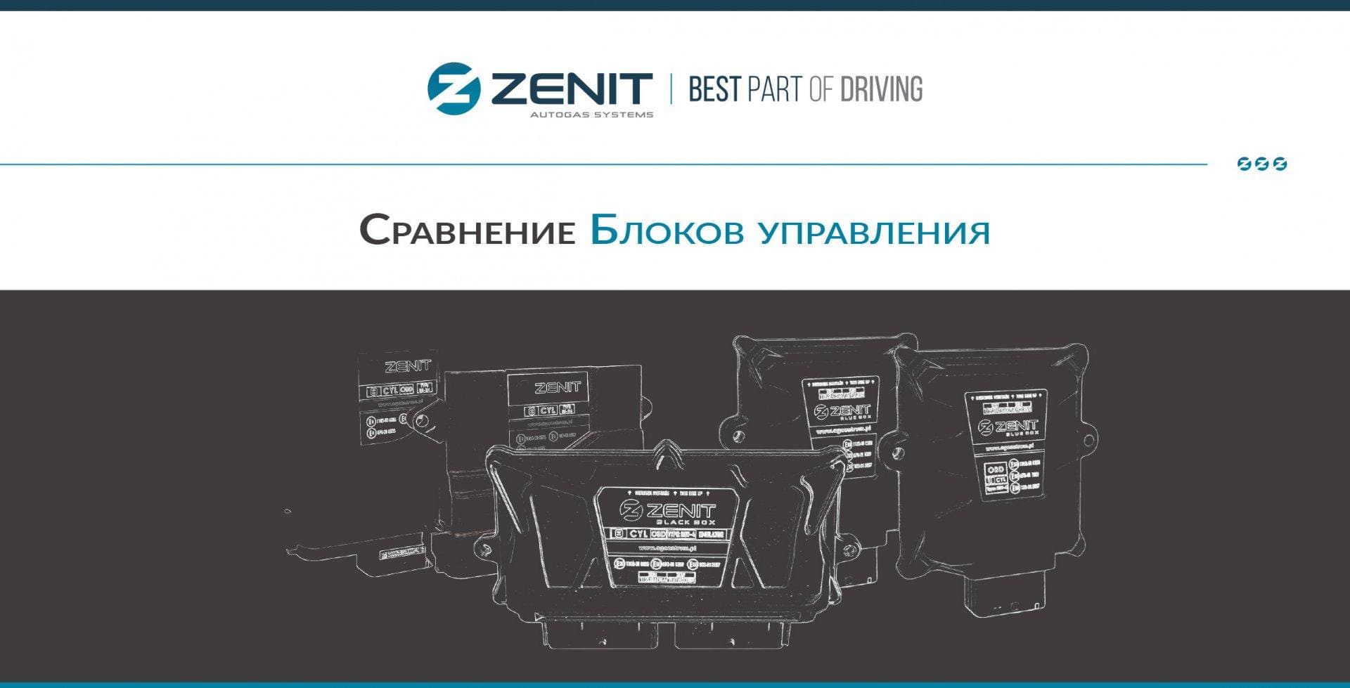 Сравнение блоков управления Zenit